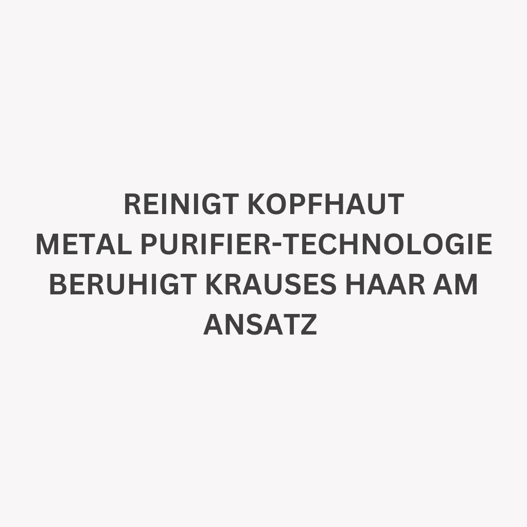 Reinigt Kopfhaut