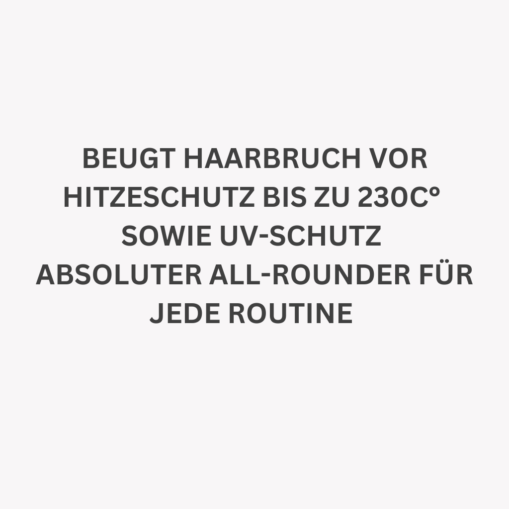 Beugt Haarbruch vor