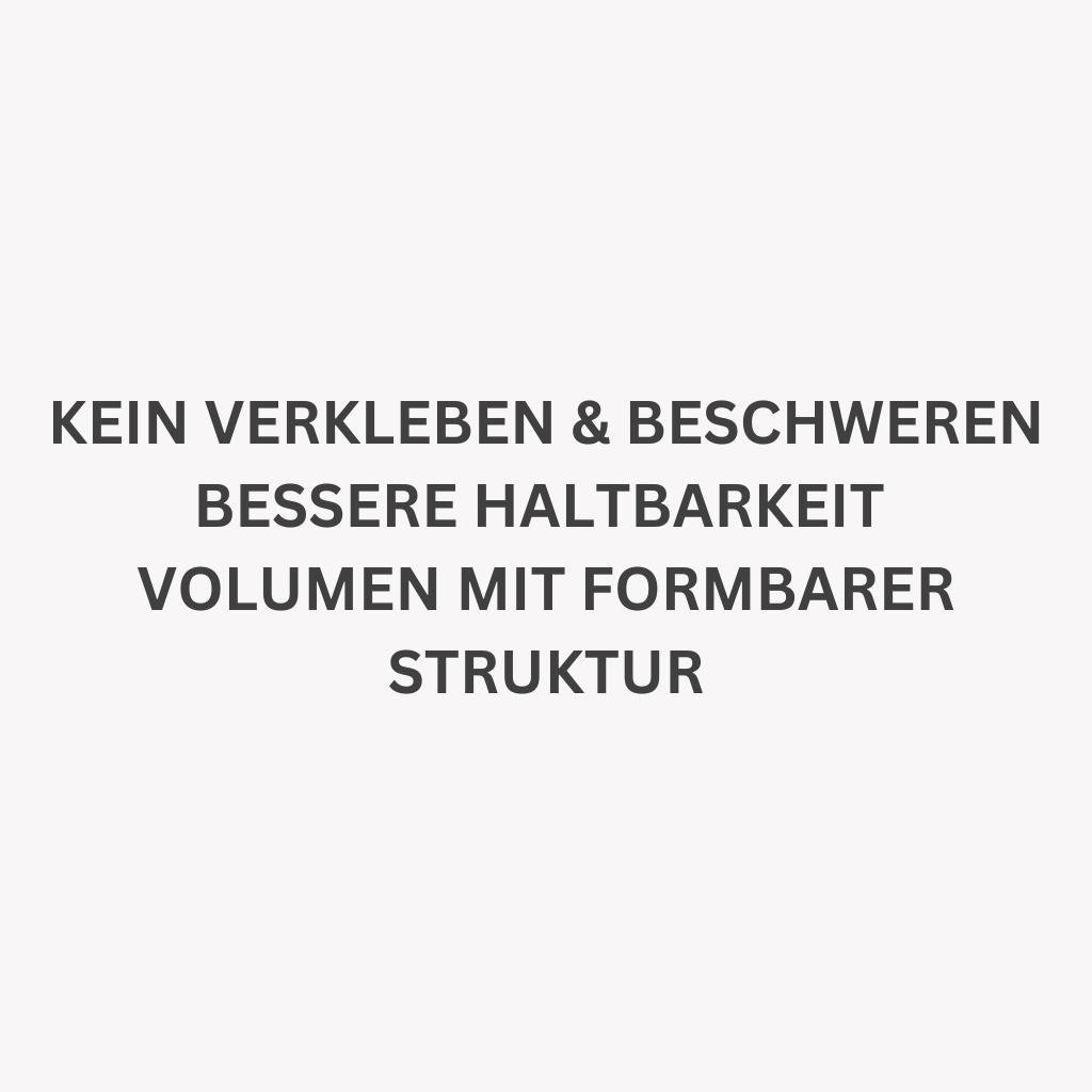 Kein verkleben