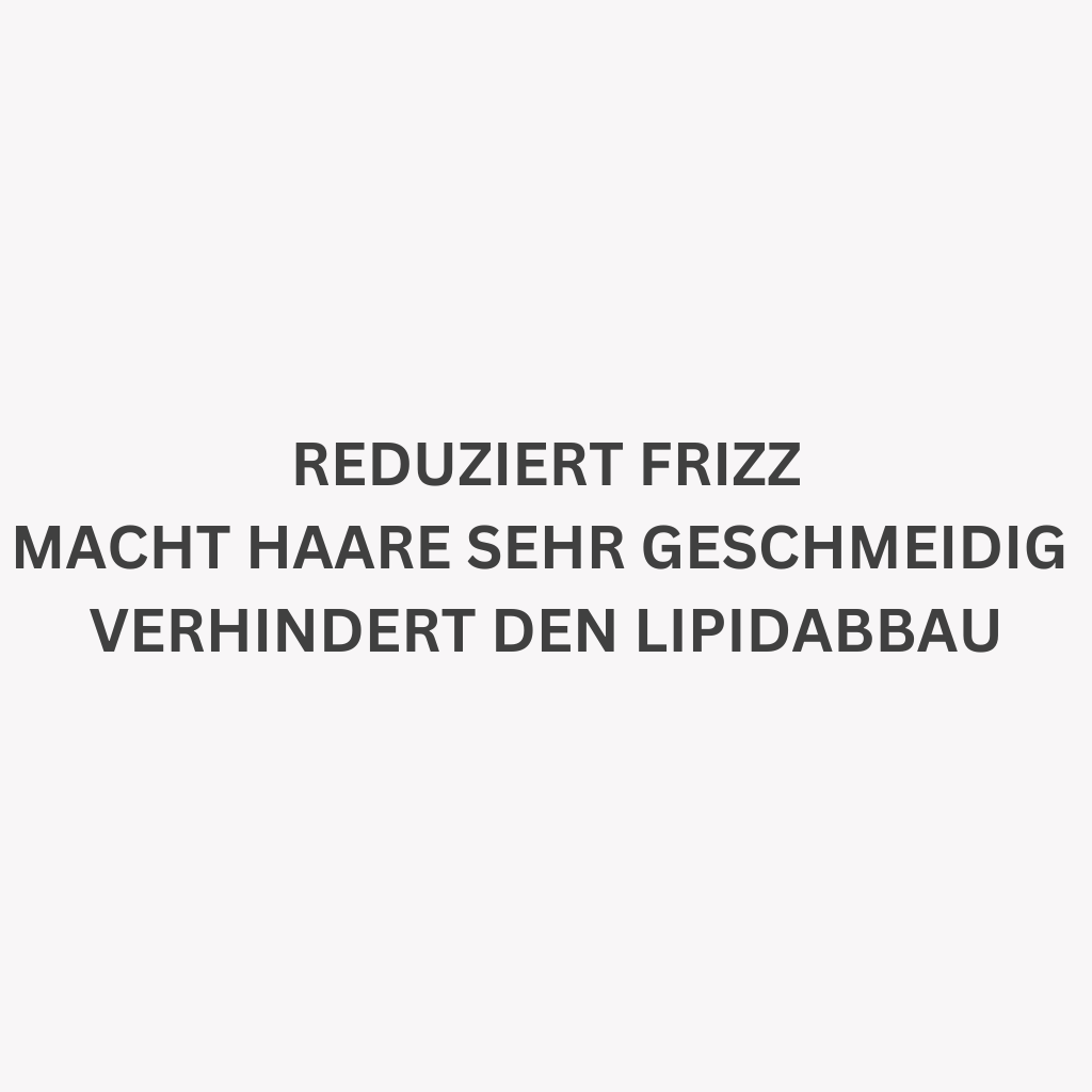 reduziert Frizz