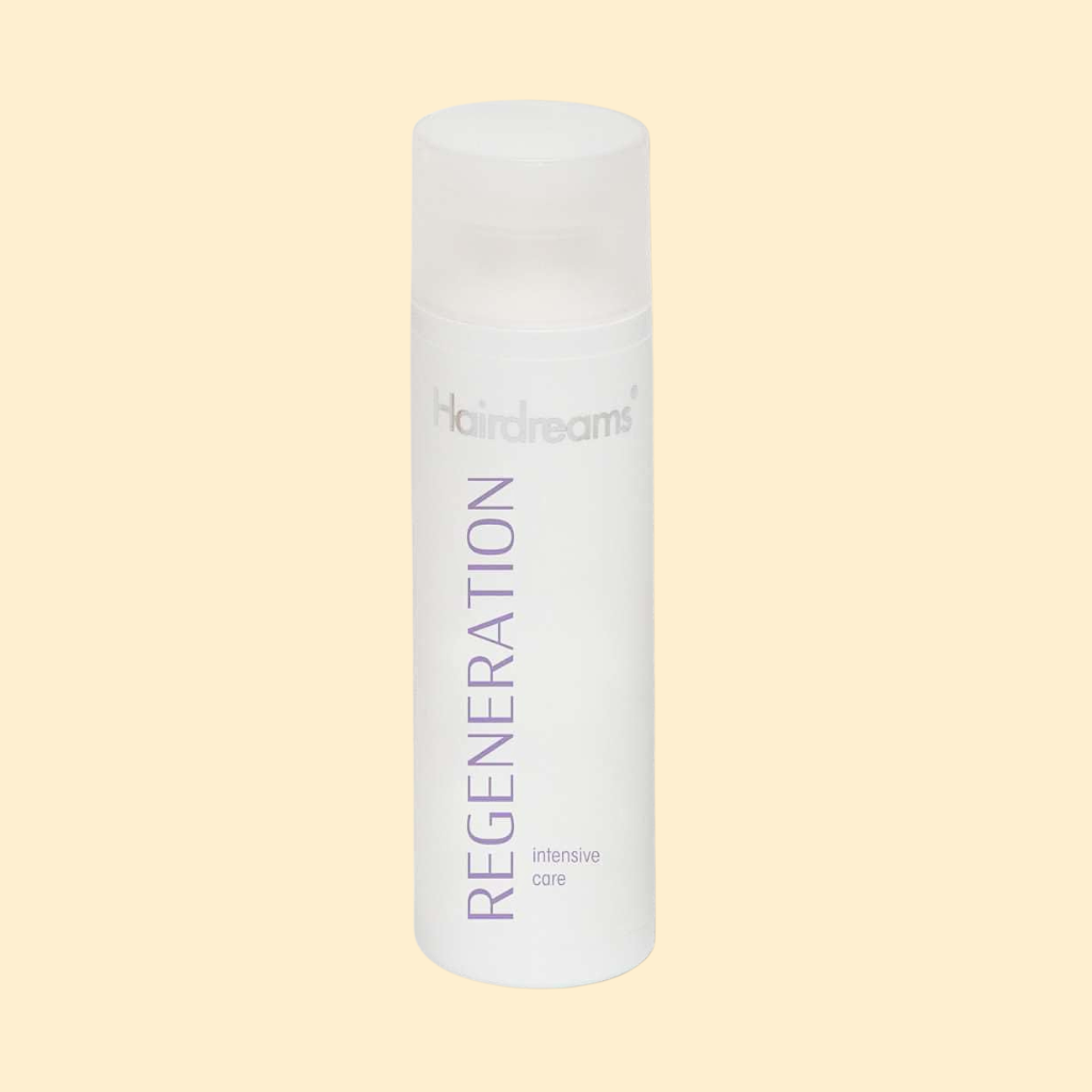Der Hairdreams Regeneration Care ist ein abgestimmter Conditioner für eine Echthaarverlängerung, Echthaarverdichtung sowie Naturhaar.