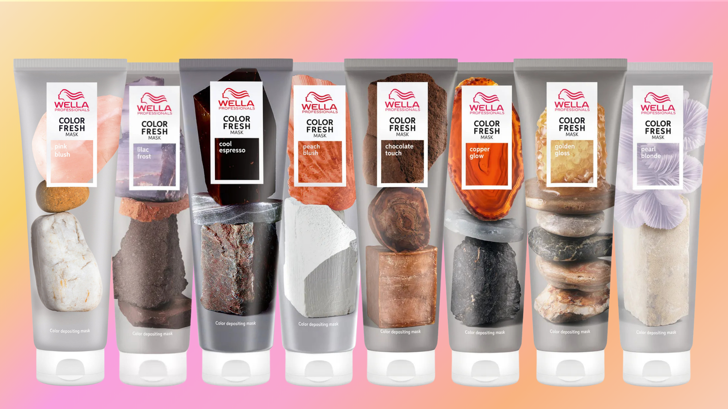 Color Fresh Mask Kollektion – sanfte Farbauffrischung für glänzendes, gepflegtes Haar in verschiedenen Nuancen