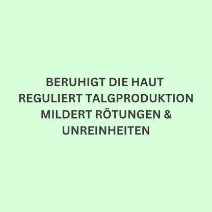 Beruhigt die Haut