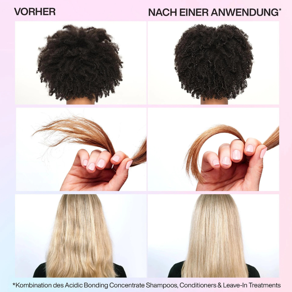 Vergleich vor und nach der Anwendung