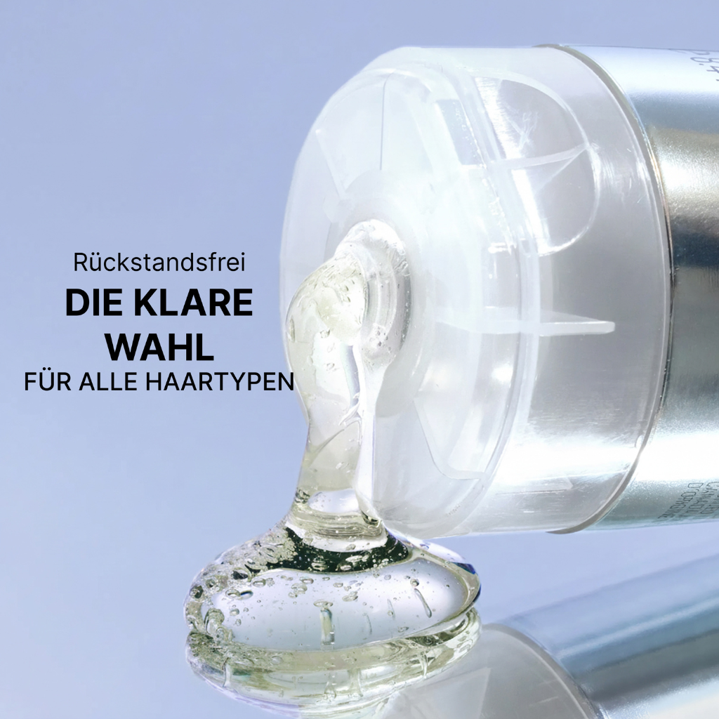 Rückstandsfreie Geltextur des Color Wow Color Security Shampoos