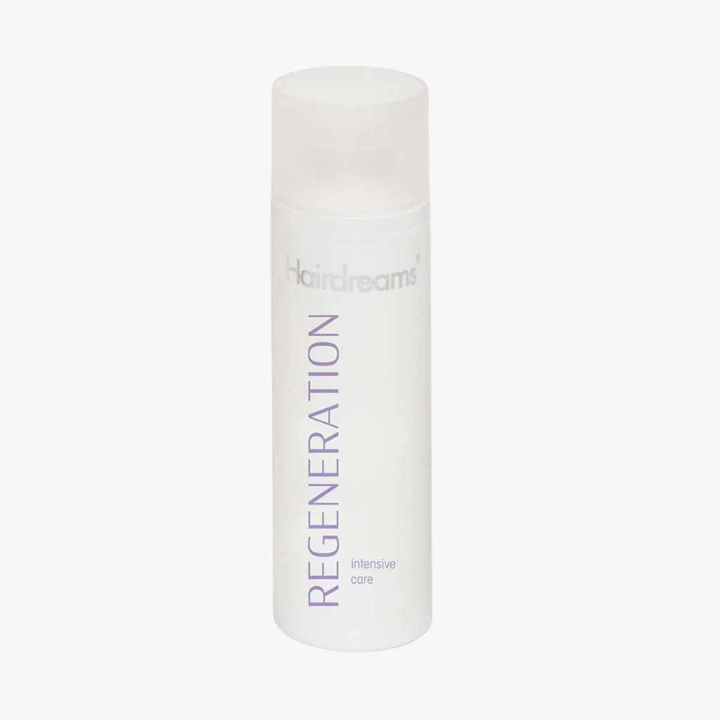 Der Hairdreams Regeneration Care ist ein abgestimmter Conditioner für eine Echthaarverlängerung, Echthaarverdichtung sowie Naturhaar.