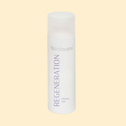 Der Hairdreams Regeneration Care ist ein abgestimmter Conditioner für eine Echthaarverlängerung, Echthaarverdichtung sowie Naturhaar.