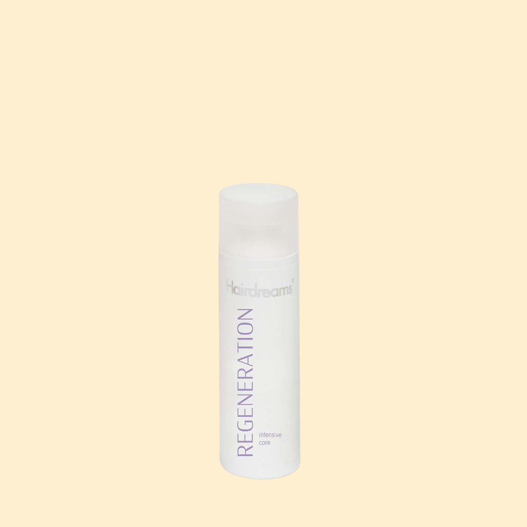 Der Hairdreams Regeneration Care ist ein abgestimmter Conditioner für eine Echthaarverlängerung, Echthaarverdichtung sowie Naturhaar.