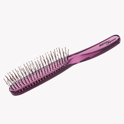 Hercules Sägemann Scalp Brush Large "Zauberbürste" hat hochwertige, speziell verrundete Nylonstifte die das Haar entwirren und ordnen und gleichzeitig sanft zur Kopfhaut sind.
