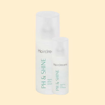 Das Hairdreams Ph & Shine Spray in 150ml und 50ml. Die Haare erhalten schwerelosen Glanz und mehr Geschmeidigkeit. Außerdem wirkt es mit dem integrierten Anti-Statik-Effekt fliegenden Haaren entgegen.