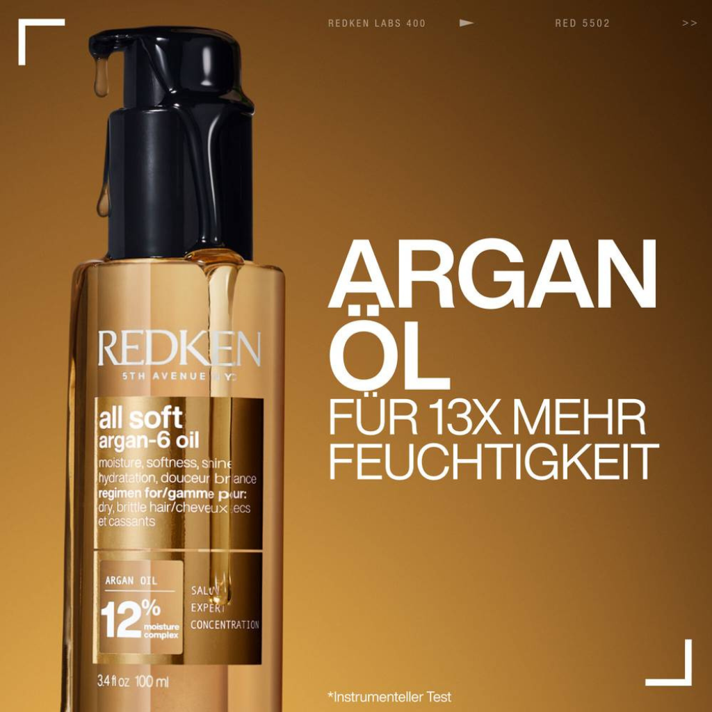 Redken All Soft Argan-6 Oil für intensive Feuchtigkeit und Geschmeidigkeit