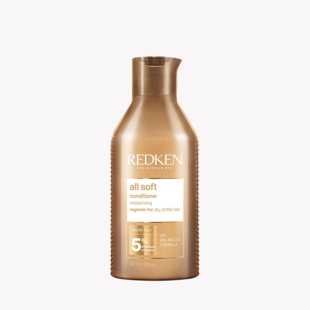 Redken All Soft Conditioner in goldfarbener Flasche
