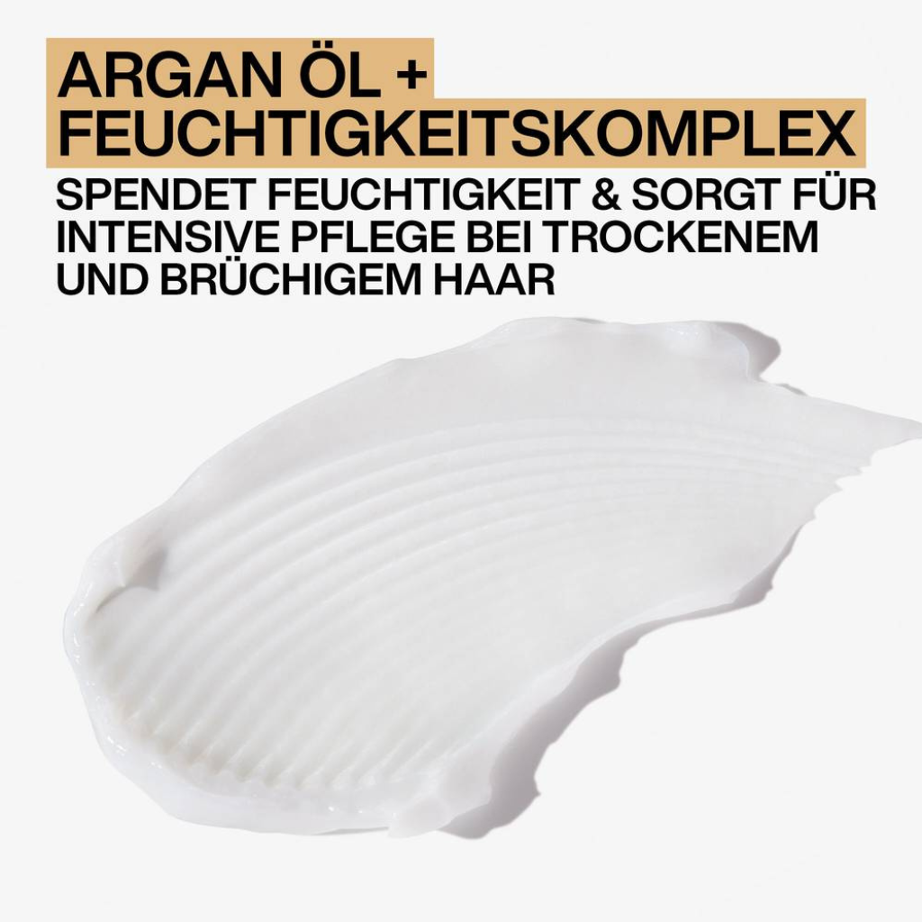 Cremige Textur des Redken All Soft Conditioners mit Arganöl-Feuchtigkeitskomplex